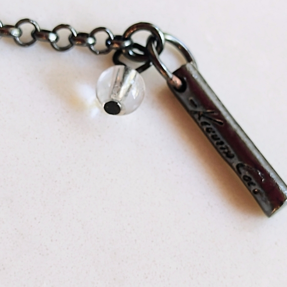 Chunky Gray Statement Necklace & Bracelet by KENNETH COLE - Picture 8 of 13